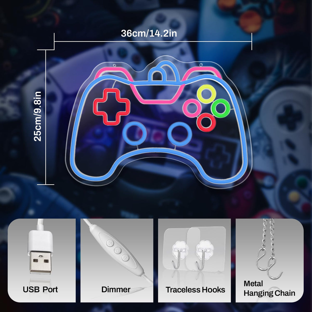Astuddy Gaming LED Neon Sign – 5 Designs - Flex Gamingproduct_type