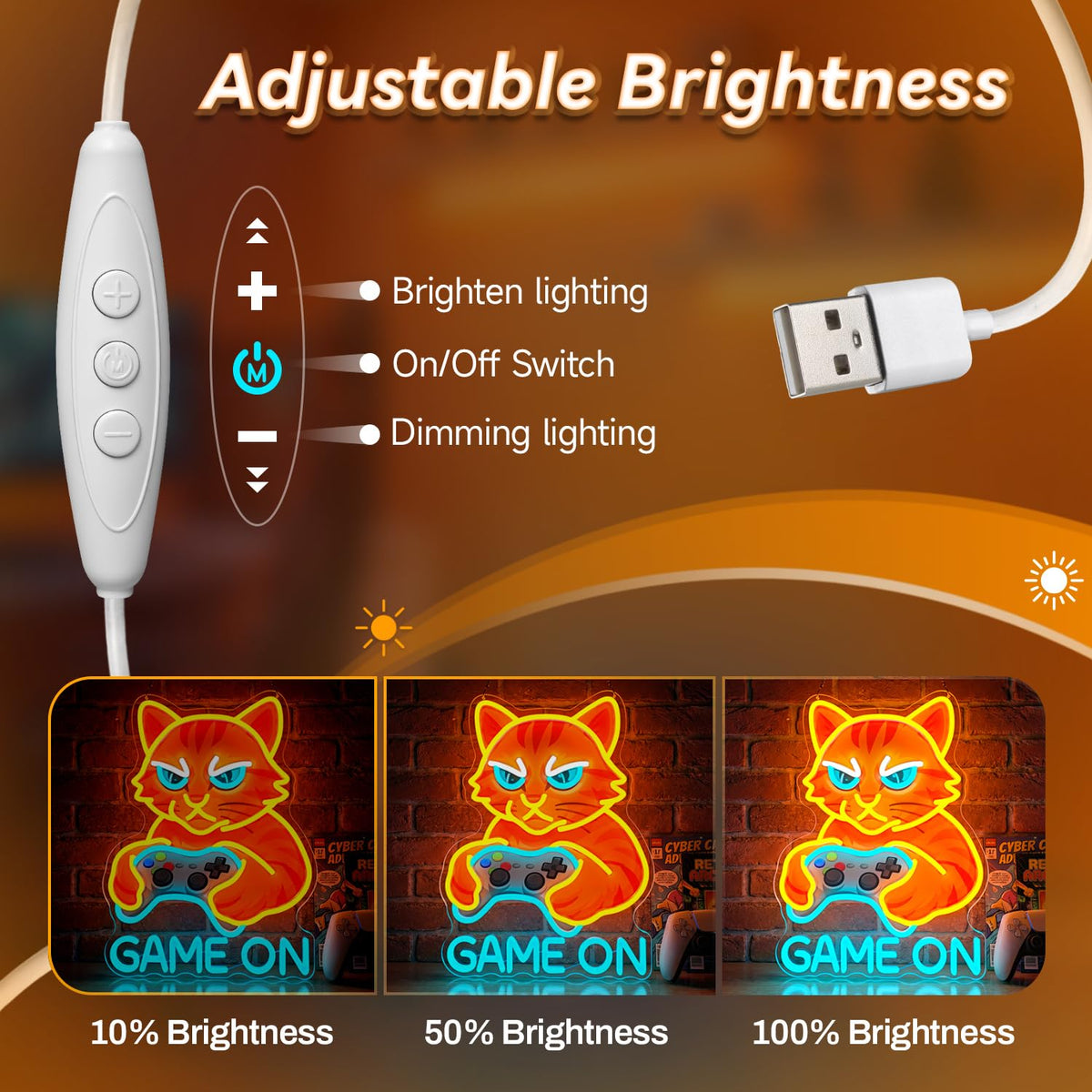 Astuddy Gaming LED Neon Sign – 5 Designs - Flex Gamingproduct_type
