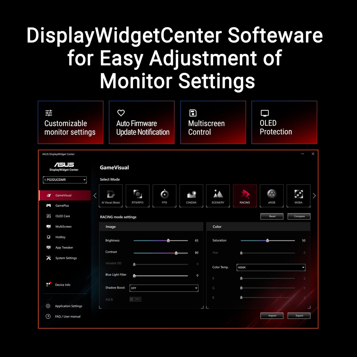 ASUS ROG Strix OLED Gaming Monitor – 5 Styles - Flex Gamingproduct_type