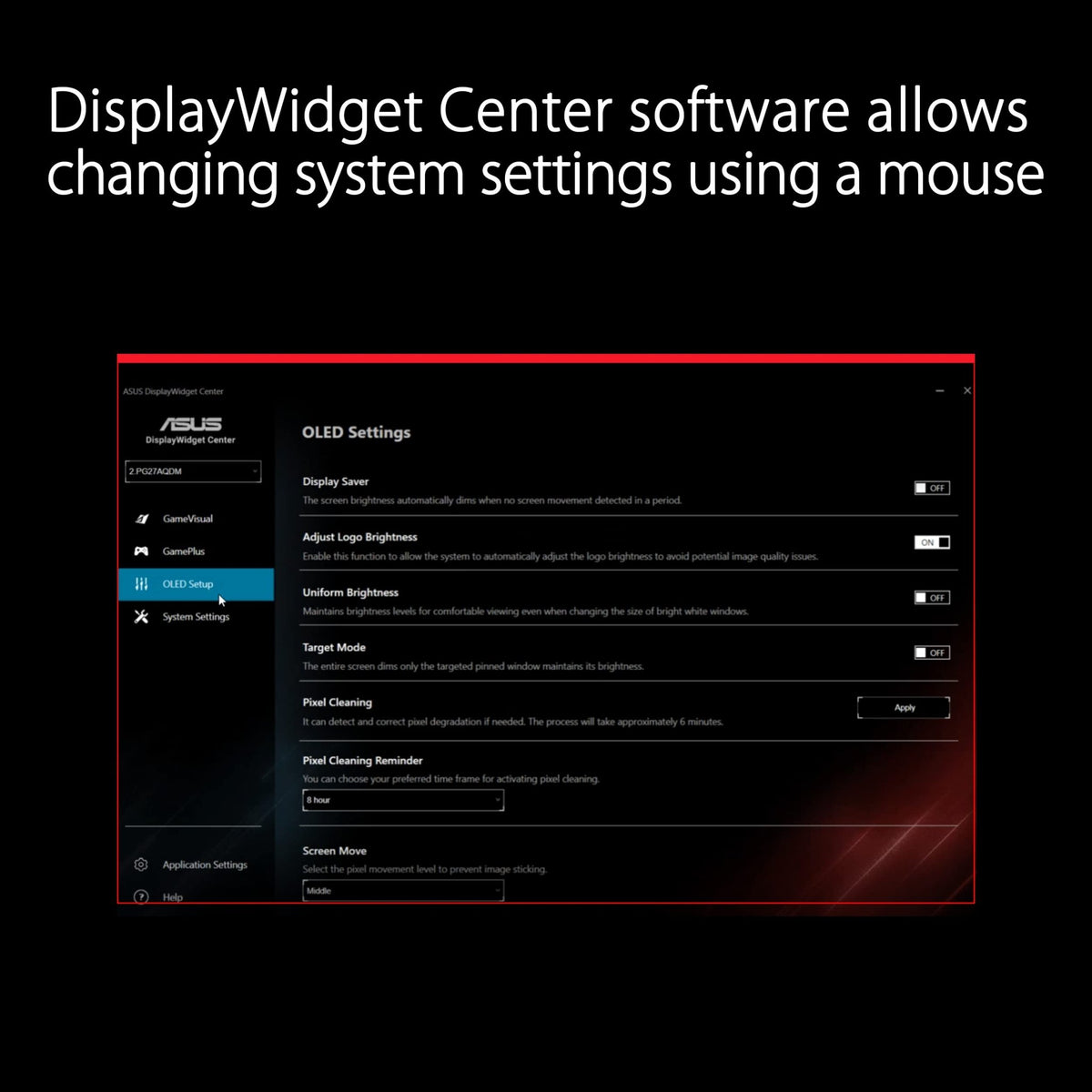 ASUS ROG Strix OLED Gaming Monitor – 5 Styles - Flex Gamingproduct_type