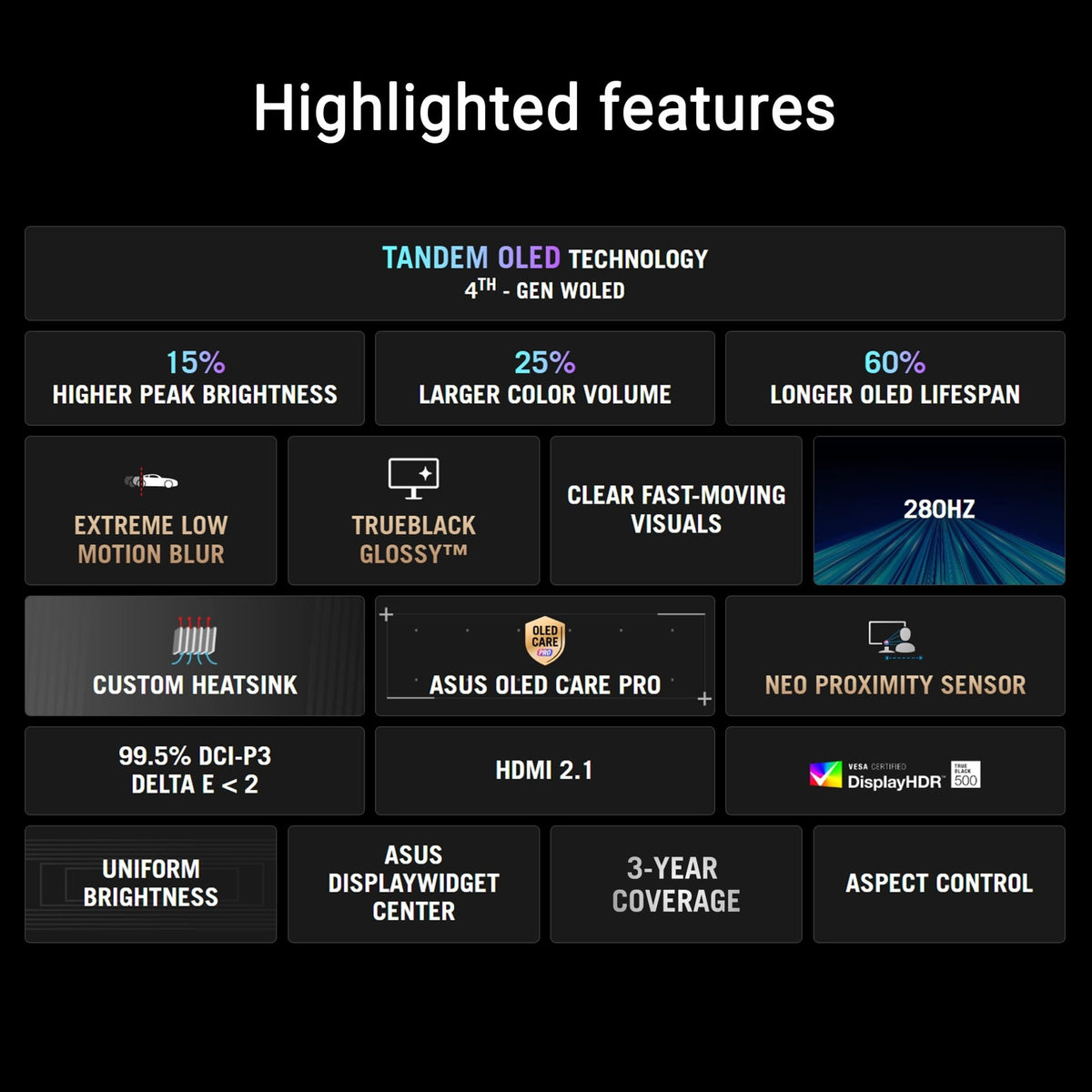 ASUS ROG Swift OLED Gaming Monitor – 4 Styles - Flex Gamingproduct_type