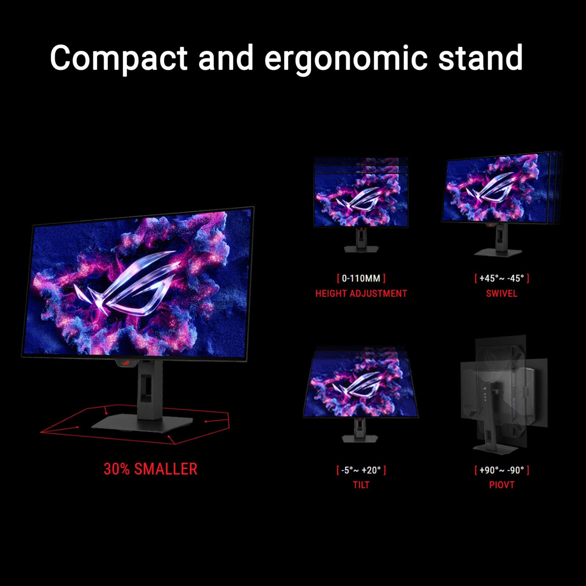 ASUS ROG Swift OLED Gaming Monitor – 4 Styles - Flex Gamingproduct_type