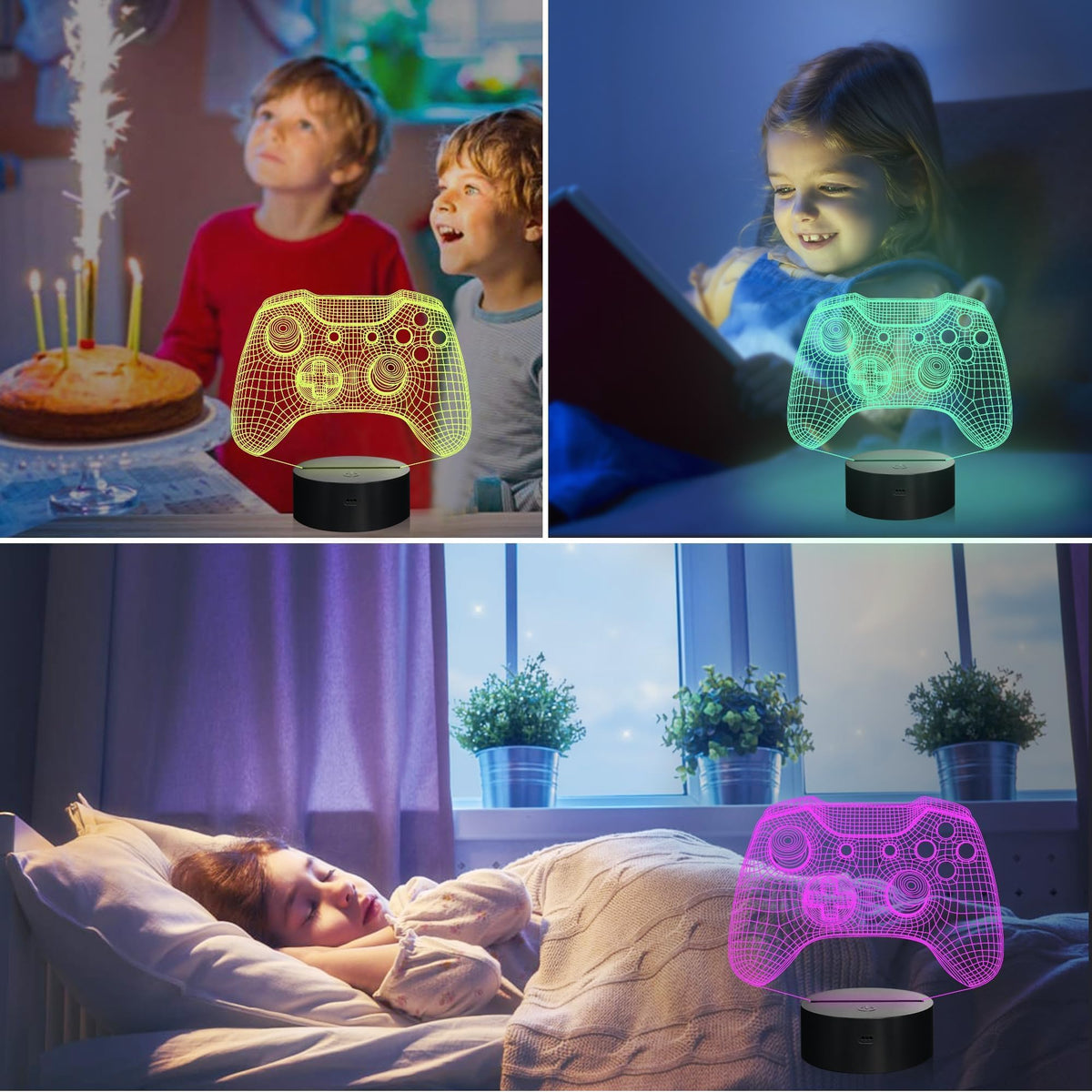 Attivolife 3D Illusion Acrylic Night Light – 8 Designs - Flex Gamingproduct_type