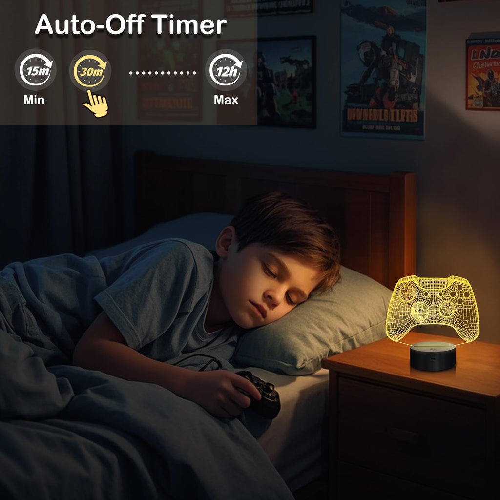 Attivolife 3D Illusion Acrylic Night Light – 8 Designs - Flex Gamingproduct_type