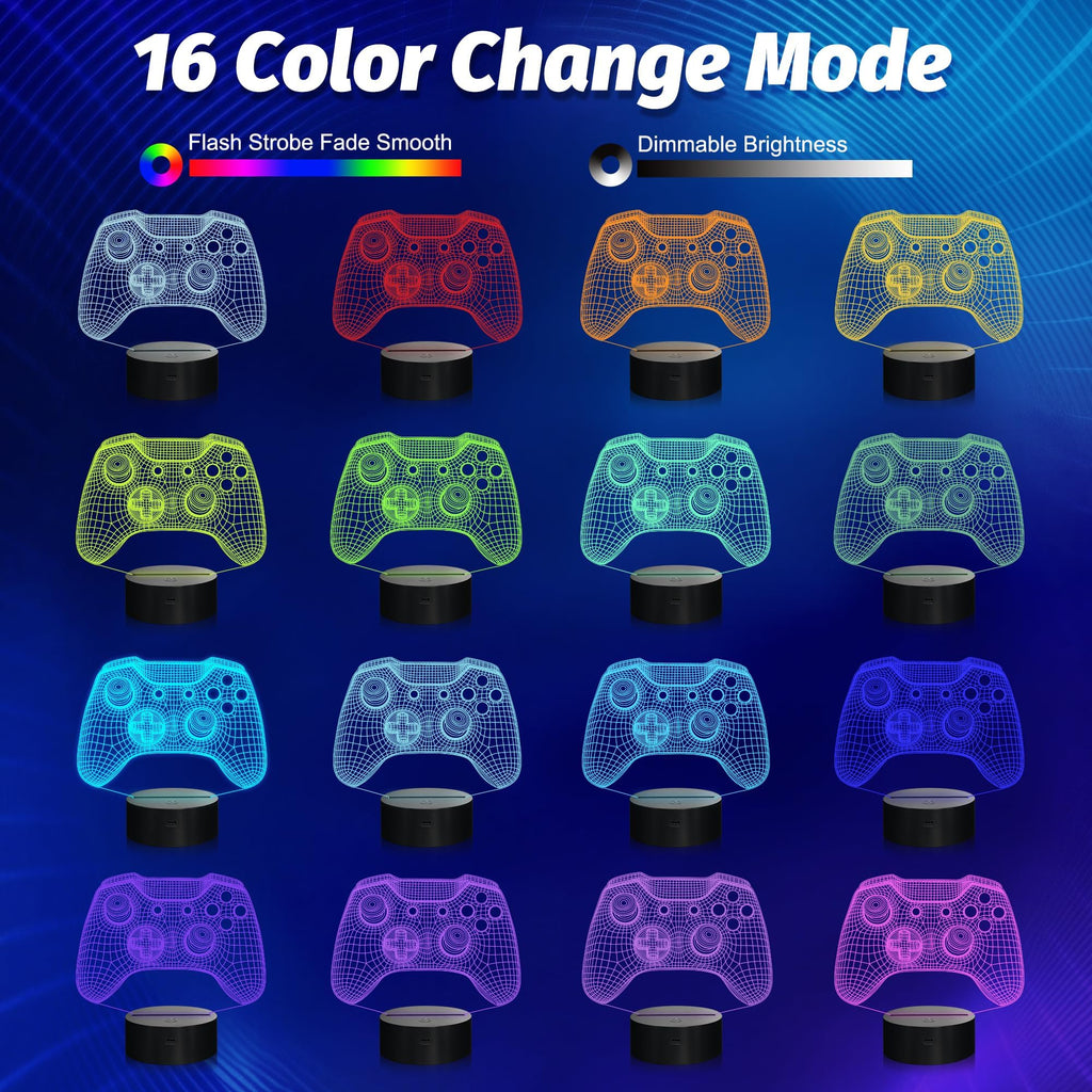 Attivolife 3D Illusion Acrylic Night Light – 8 Designs - Flex Gamingproduct_type