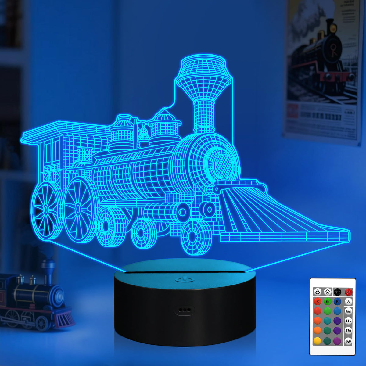 Attivolife 3D Illusion Acrylic Night Light – 8 Designs - Flex Gamingproduct_type