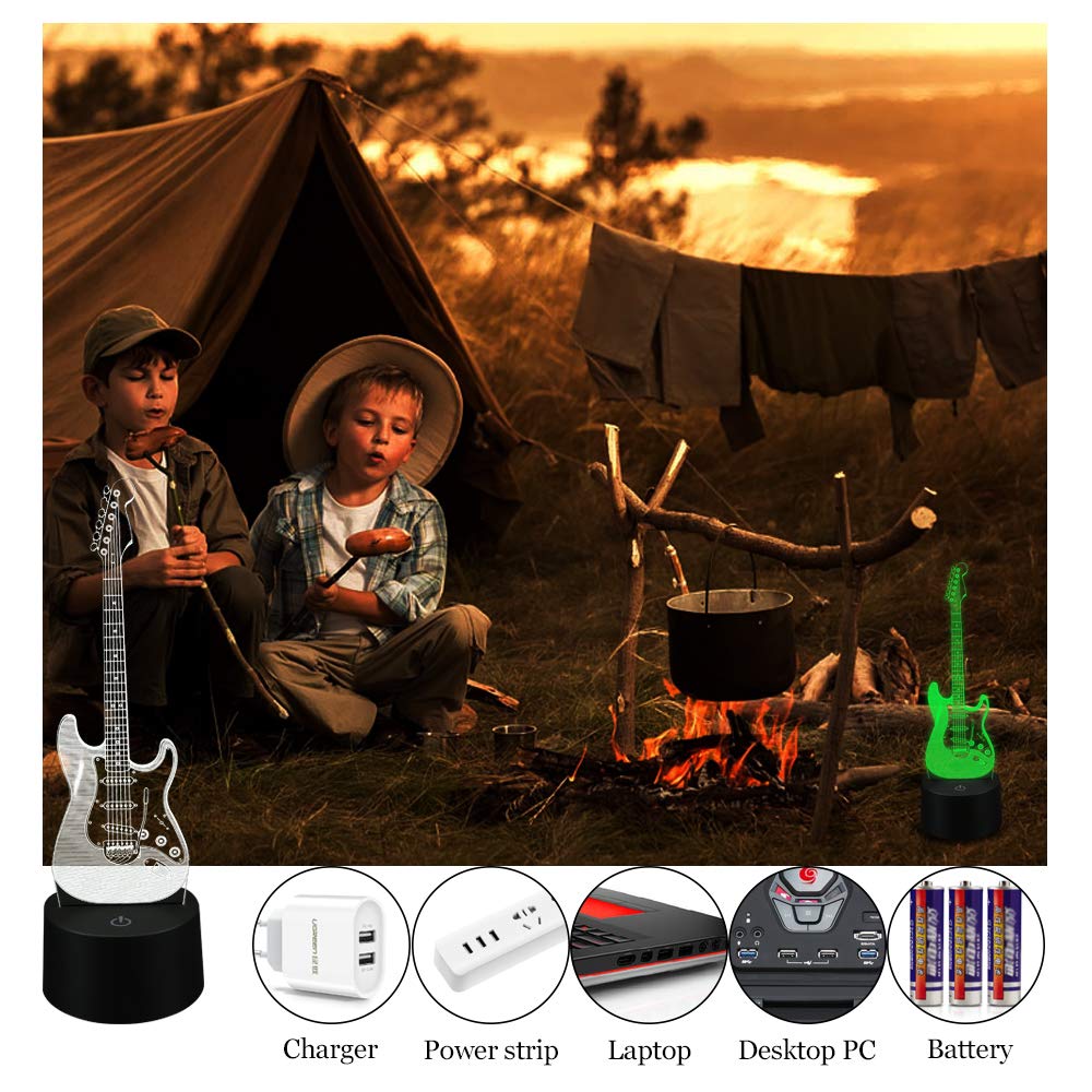 AZIMOM 3D Illusion Night Light – 5 Designs - Flex Gamingproduct_type