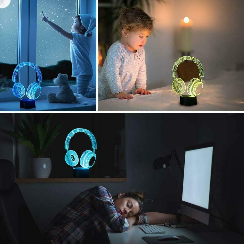 AZIMOM 3D Illusion Night Light – 5 Designs - Flex Gamingproduct_type