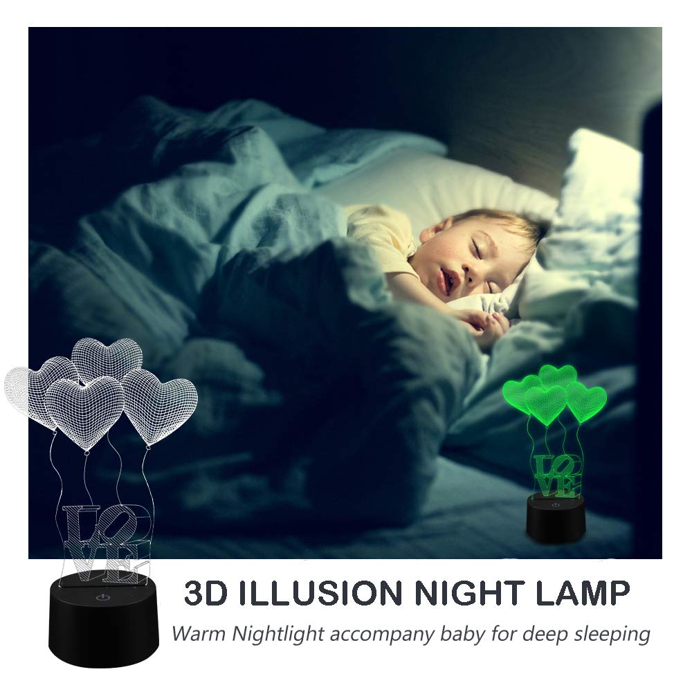 AZIMOM 3D Illusion Night Light – 5 Designs - Flex Gamingproduct_type