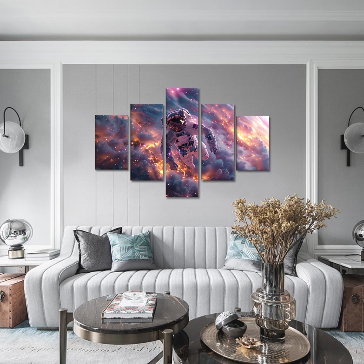 Balrog & Gandalf 5-Panel Canvas Wall Art – 3 Sizes - Flex Gamingproduct_type