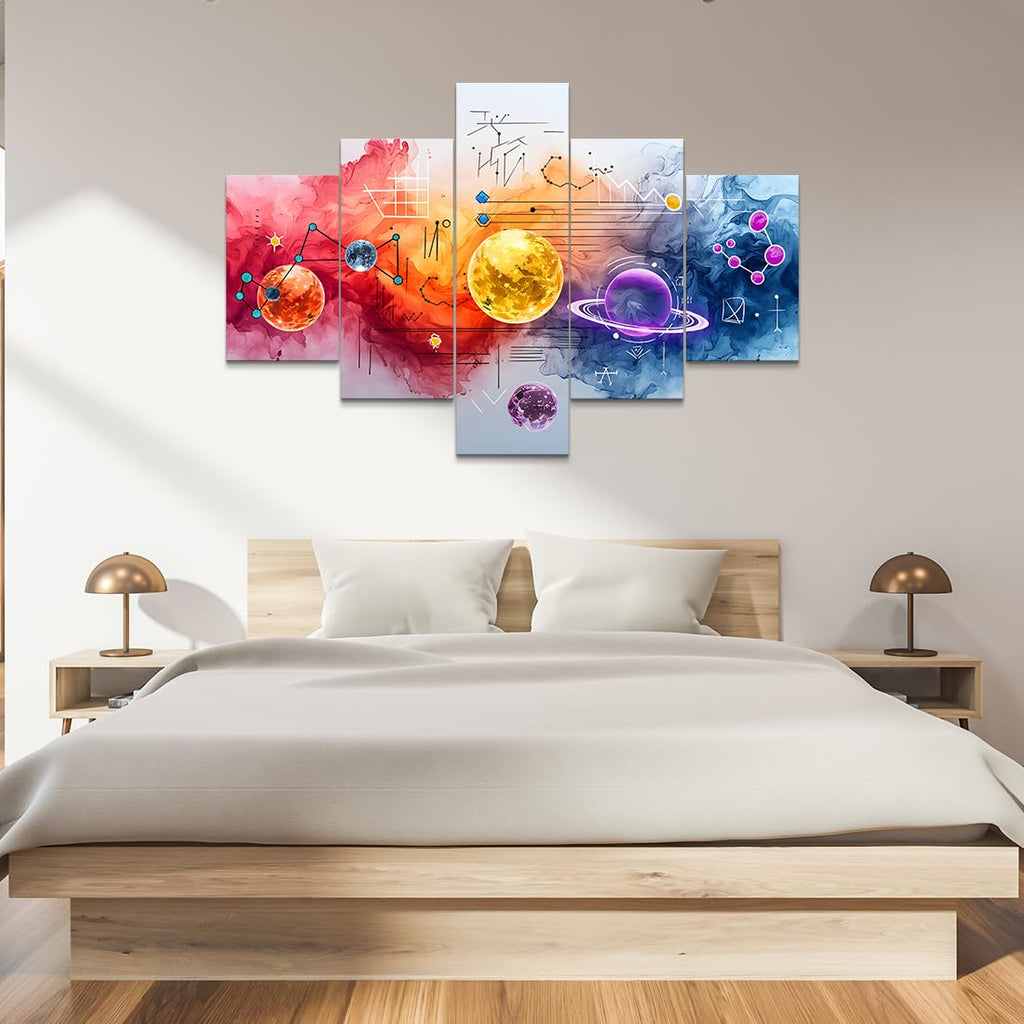 Balrog & Gandalf 5-Panel Canvas Wall Art – 3 Sizes - Flex Gamingproduct_type