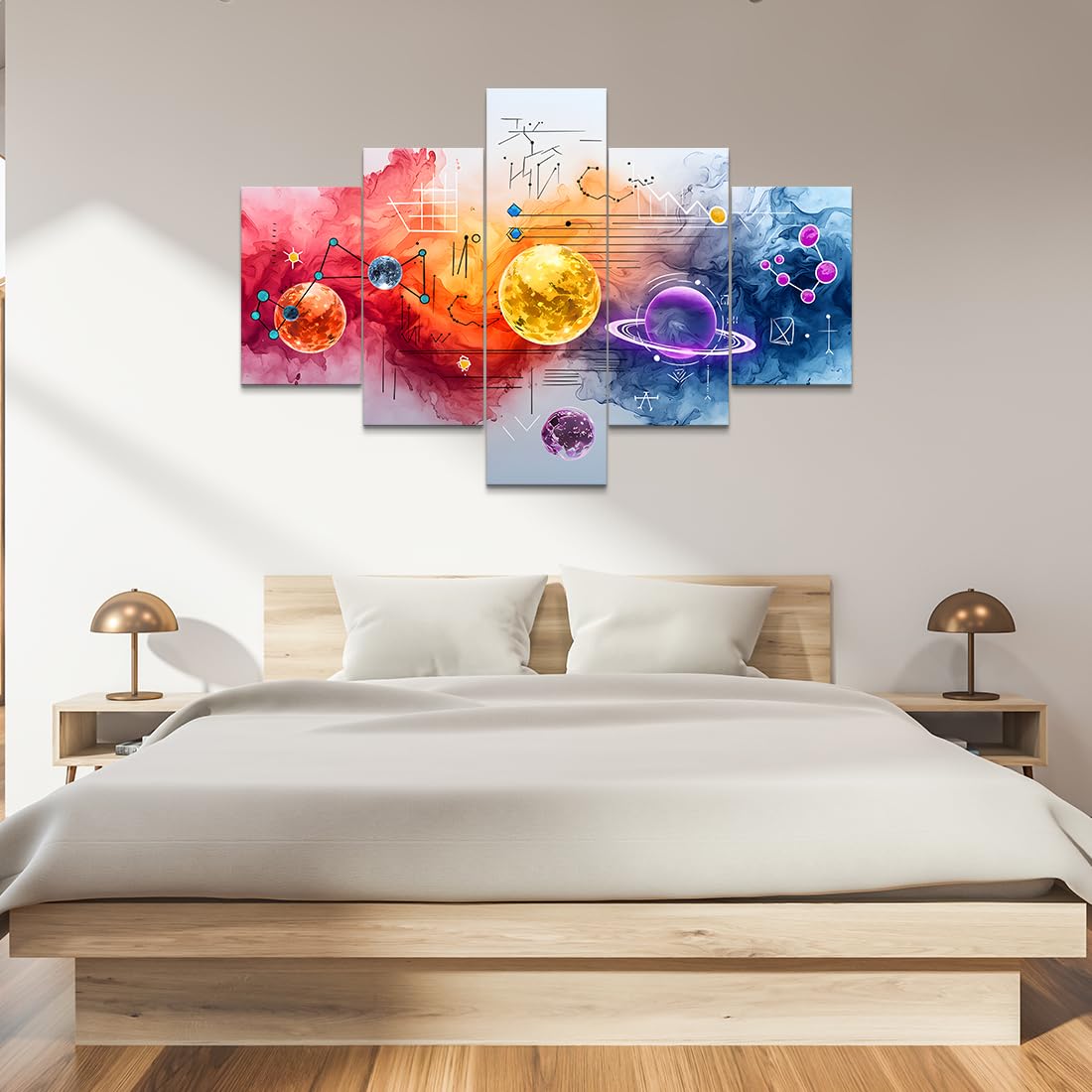 Balrog & Gandalf 5-Panel Canvas Wall Art – 3 Sizes - Flex Gamingproduct_type
