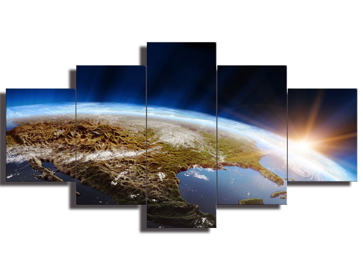 Balrog & Gandalf 5-Panel Canvas Wall Art – 3 Sizes - Flex Gamingproduct_type