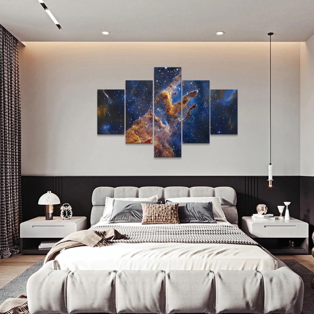 Balrog & Gandalf 5-Panel Canvas Wall Art – 3 Sizes - Flex Gamingproduct_type