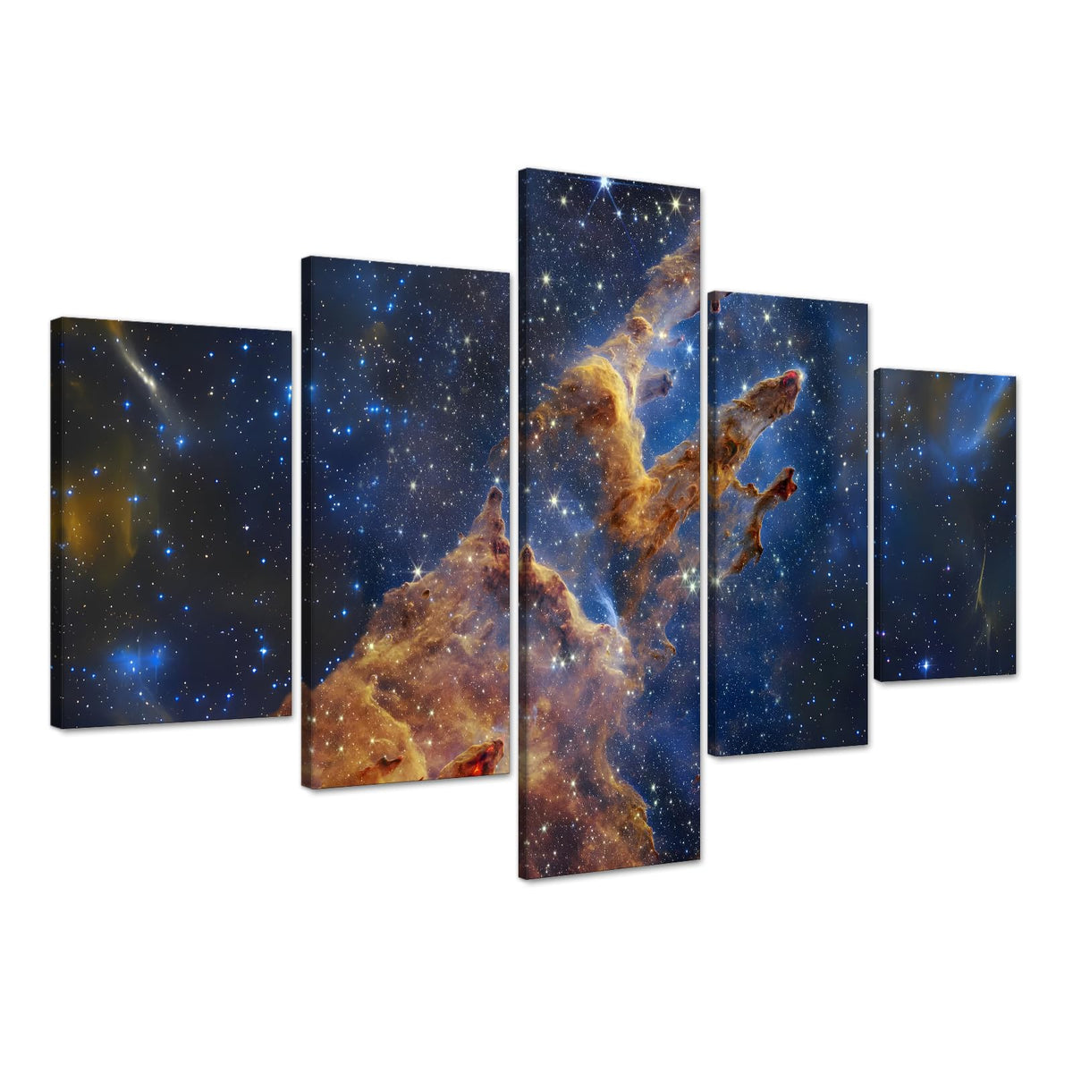 Balrog & Gandalf 5-Panel Canvas Wall Art – 3 Sizes - Flex Gamingproduct_type