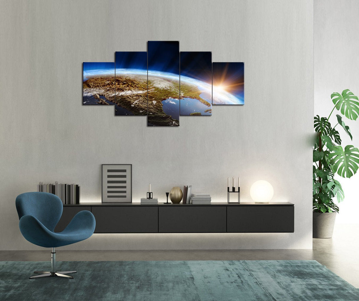 Balrog & Gandalf 5-Panel Canvas Wall Art – 3 Sizes - Flex Gamingproduct_type