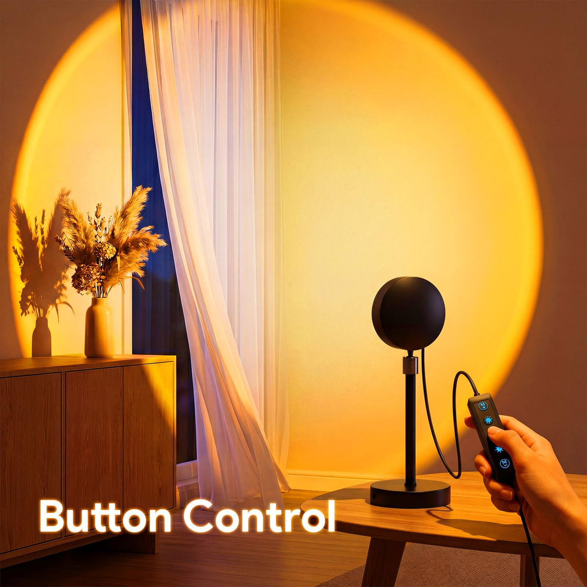 Bavcieu Sunset Lamp Projector, RGB, 360° Rotation, App & Remote – 3 Variants - Flex Gamingproduct_type