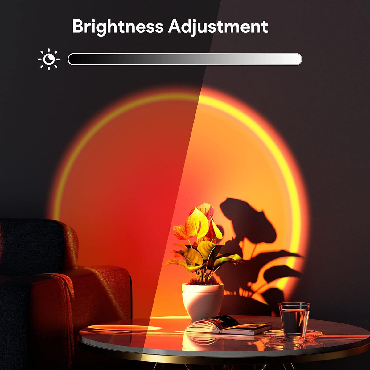Bavcieu Sunset Lamp Projector, RGB, 360° Rotation, App & Remote – 3 Variants - Flex Gamingproduct_type