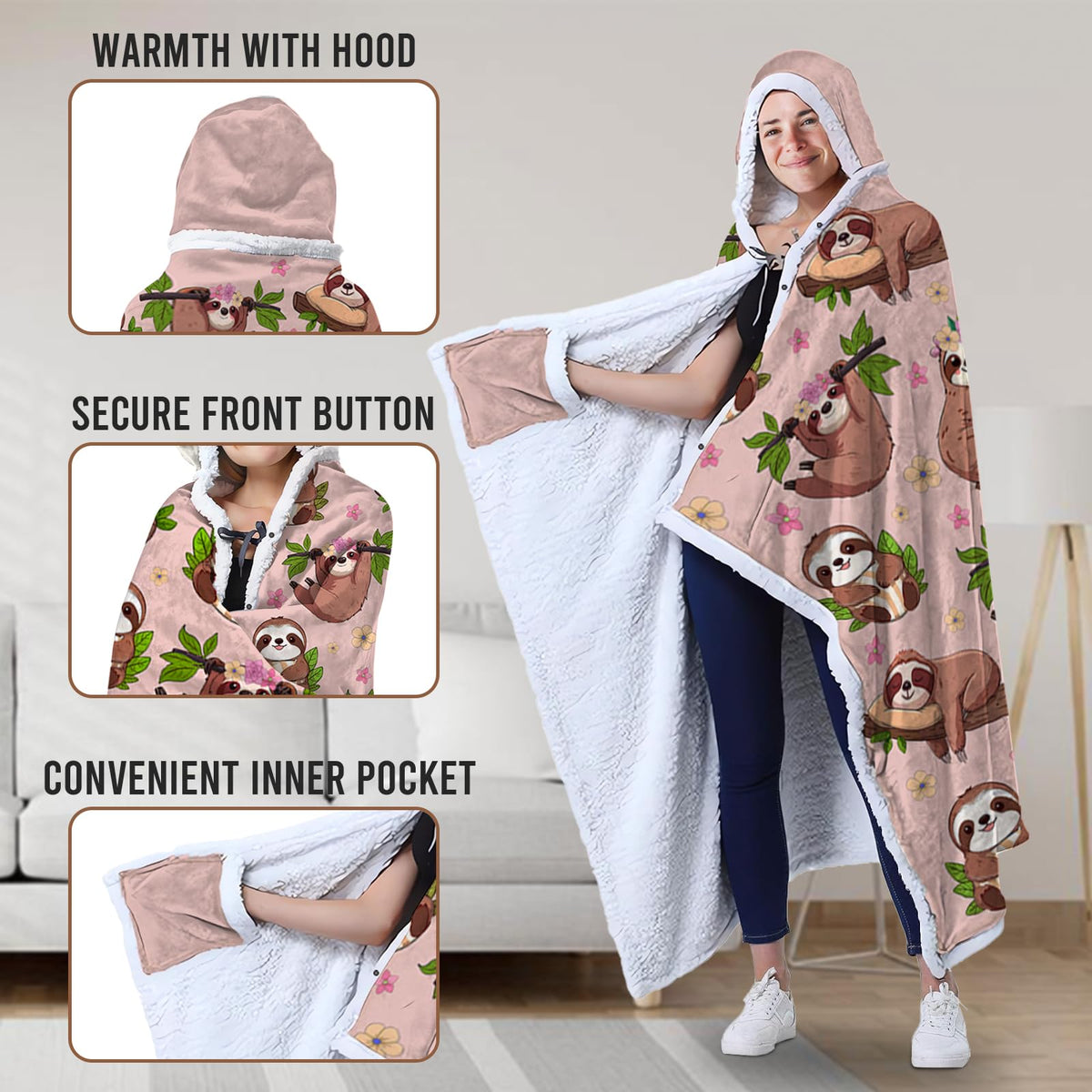 Bestshop Gaming Wearable Hoodie Blanket – Flannel Sherpa, 17 Designs - Flex Gamingproduct_type