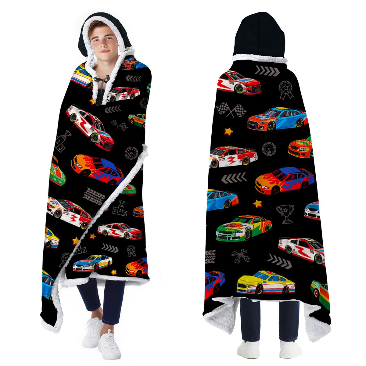 Bestshop Gaming Wearable Hoodie Blanket – Flannel Sherpa, 17 Designs - Flex Gamingproduct_type