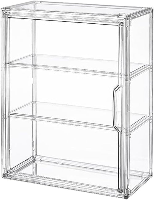 BOHOIDEE 3-Tier Clear Acrylic Display Case with Magnetic Door – Multiple Sizes - Flex Gamingproduct_type