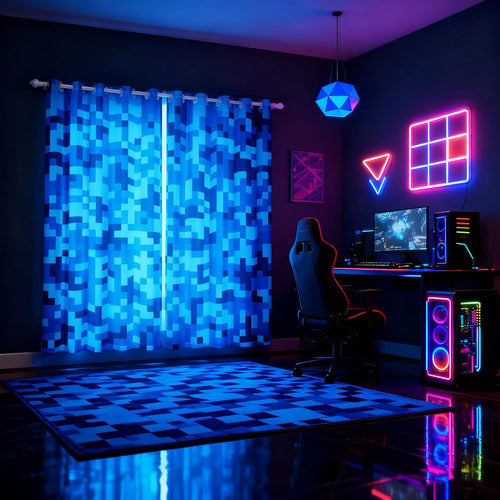 Castle Fairy Gaming Blackout Curtains, 2 Panels – 9 Sizes & 38 Colors - Flex Gamingproduct_type