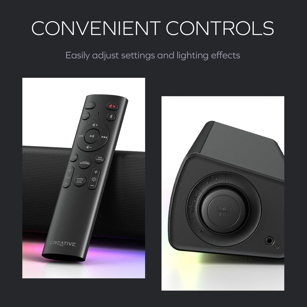 Creative Sound Blaster GS5 RGB Gaming Soundbar - Flex Gamingproduct_type