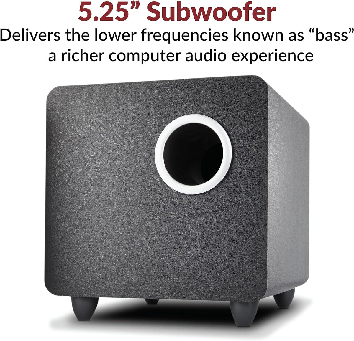 Cyber Acoustics CA-3610 2.1 Multimedia Speaker System with Subwoofer – 2 Sizes - Flex Gamingproduct_type