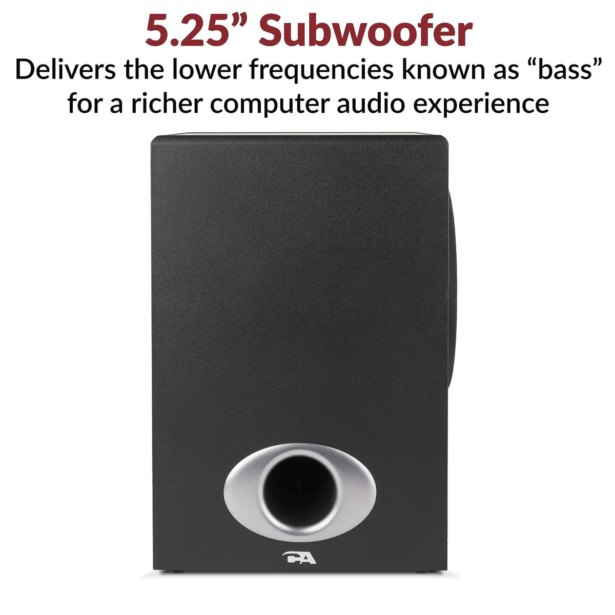 Cyber Acoustics CA-3610 2.1 Multimedia Speaker System with Subwoofer – 2 Sizes - Flex Gamingproduct_type
