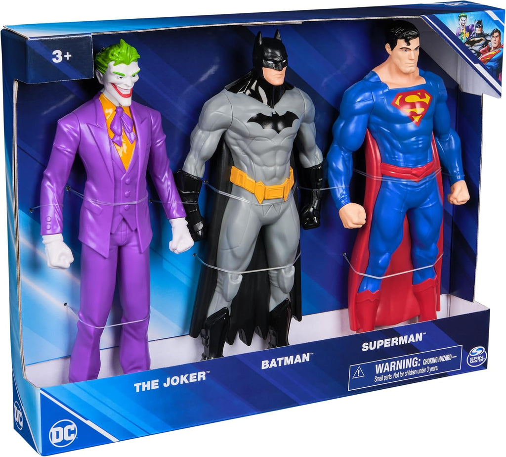 DC Comics Batman, Superman & The Joker Action Figures 3-Pack – 9.5" - Flex Gamingproduct_type