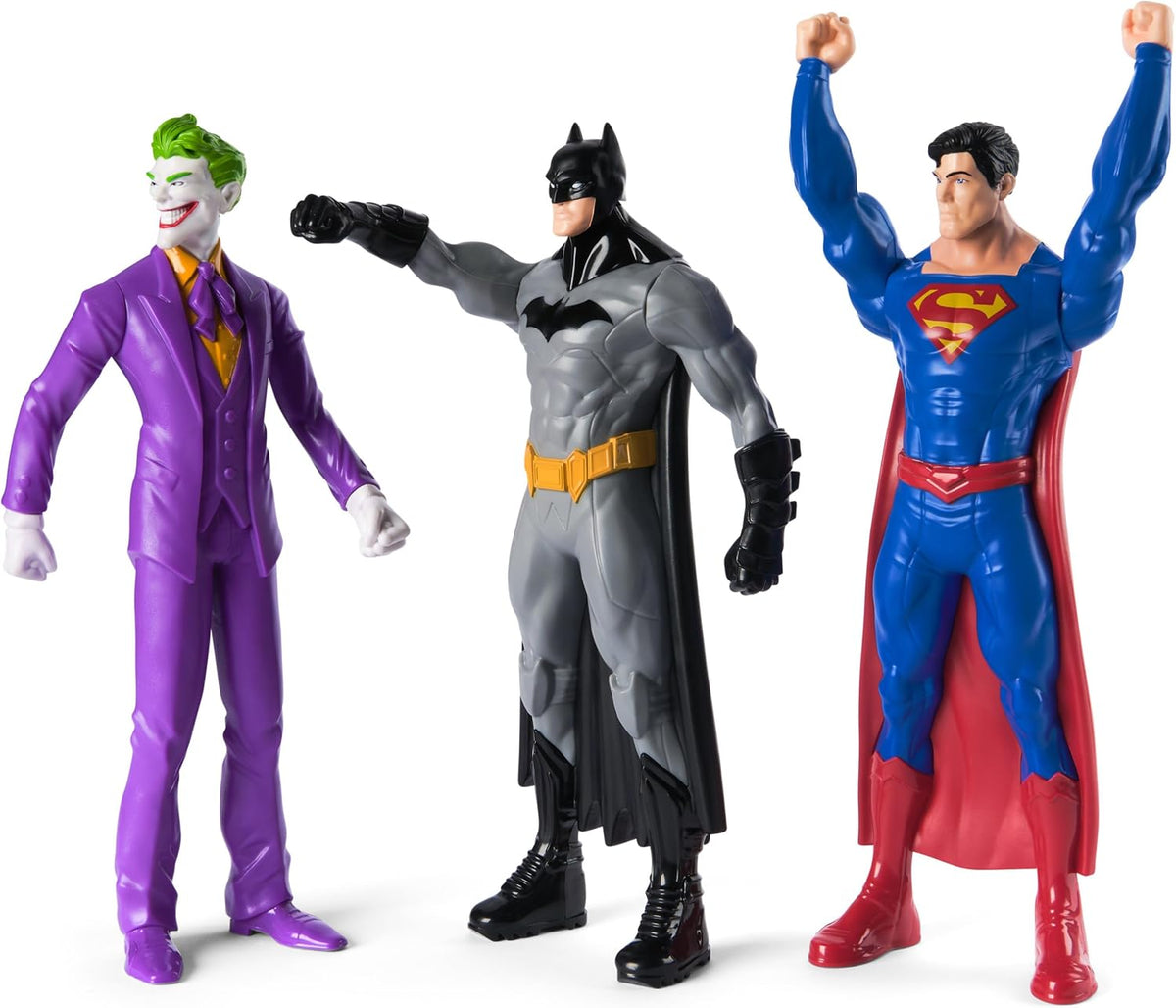DC Comics Batman, Superman & The Joker Action Figures 3-Pack – 9.5" - Flex Gamingproduct_type