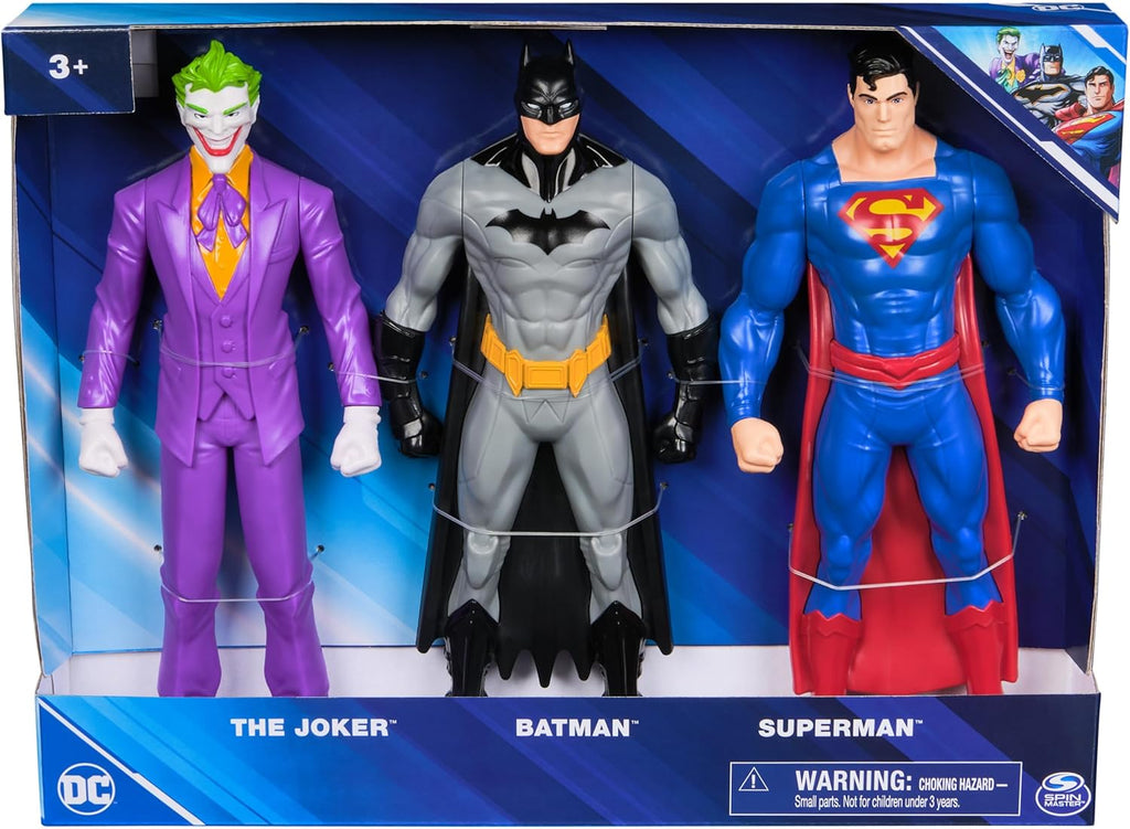 DC Comics Batman, Superman & The Joker Action Figures 3-Pack – 9.5" - Flex Gamingproduct_type