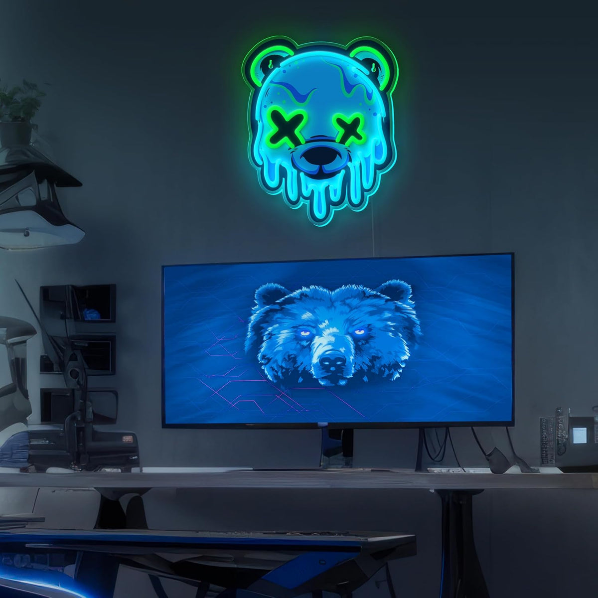 Dipomy Ice Bear LED Neon Sign - Flex Gamingproduct_type
