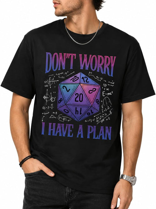 Don't Worry, I Have A Plan Gaming Tee – 13 Designs & 8 Sizes - Flex Gamingproduct_type