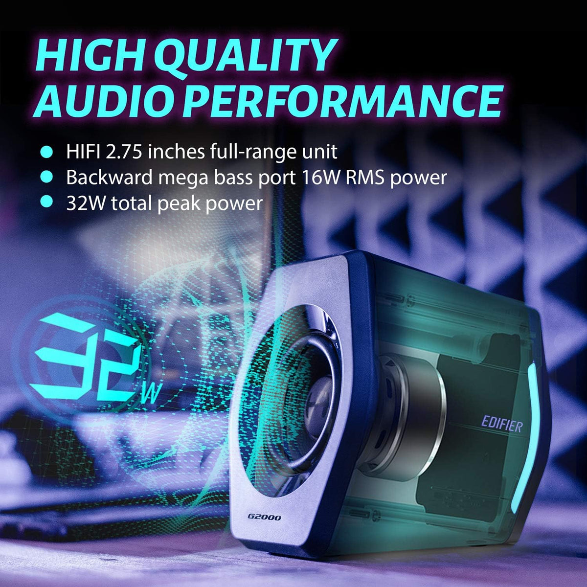 Edifier G2000 32W RGB PC Gaming Speakers – 4 Colors - Flex Gamingproduct_type