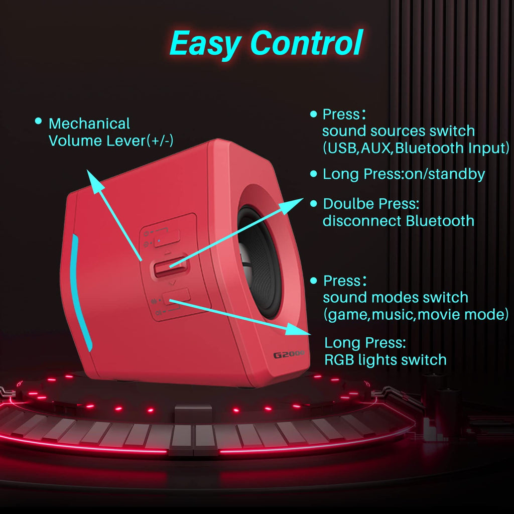 Edifier G2000 32W RGB PC Gaming Speakers – 4 Colors - Flex Gamingproduct_type
