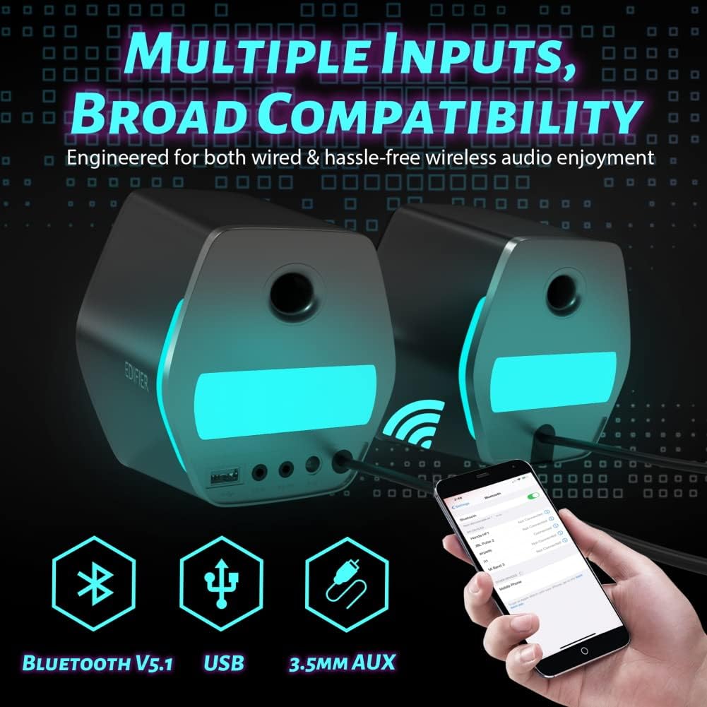 Edifier G2000 32W RGB PC Gaming Speakers – 4 Colors - Flex Gamingproduct_type