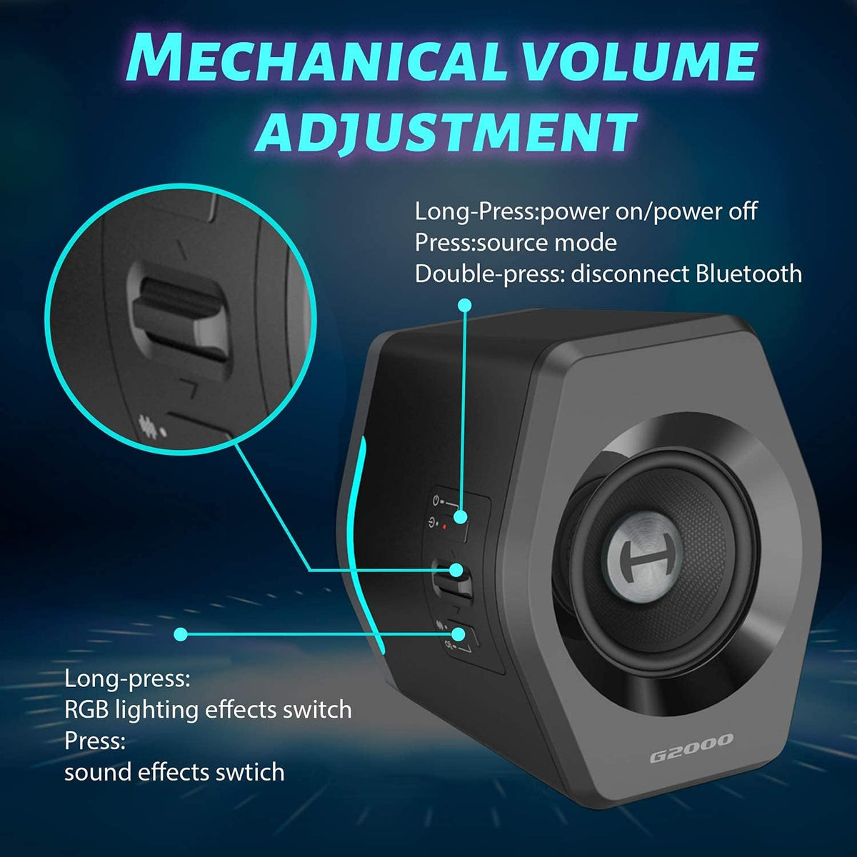 Edifier G2000 32W RGB PC Gaming Speakers – 4 Colors - Flex Gamingproduct_type