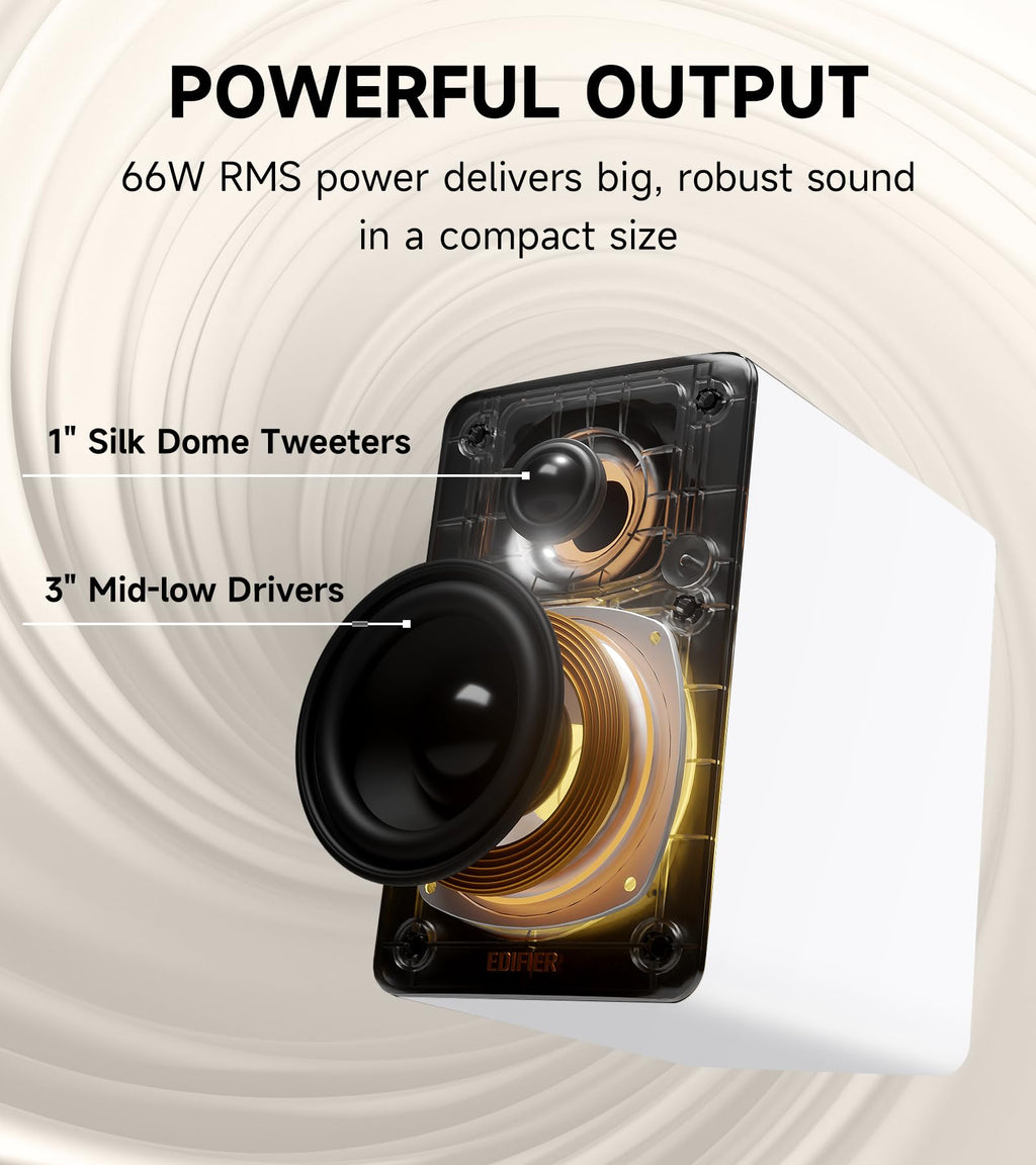 Edifier M60 Desktop Speakers 66W Hi-Res Bluetooth – 3 Colors - Flex Gamingproduct_type