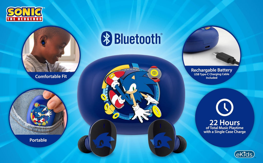 eKids True Wireless Bluetooth Earbuds with Charging Case – 8 Designs - Flex Gamingproduct_type