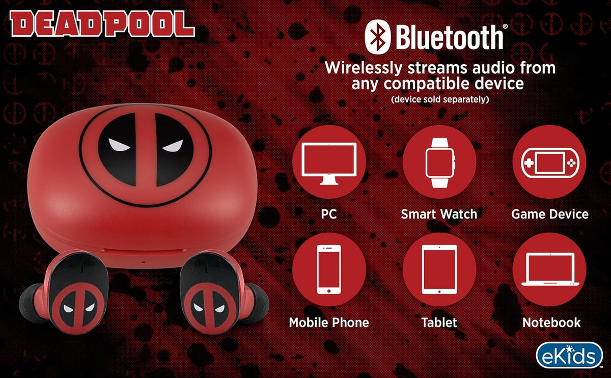 eKids True Wireless Bluetooth Earbuds with Charging Case – 8 Designs - Flex Gamingproduct_type