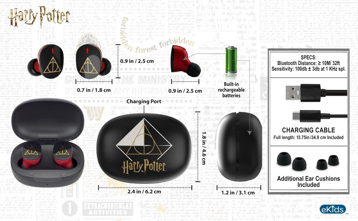 eKids True Wireless Bluetooth Earbuds with Charging Case – 8 Designs - Flex Gamingproduct_type