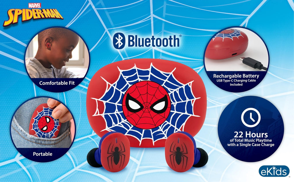eKids True Wireless Bluetooth Earbuds with Charging Case – 8 Designs - Flex Gamingproduct_type
