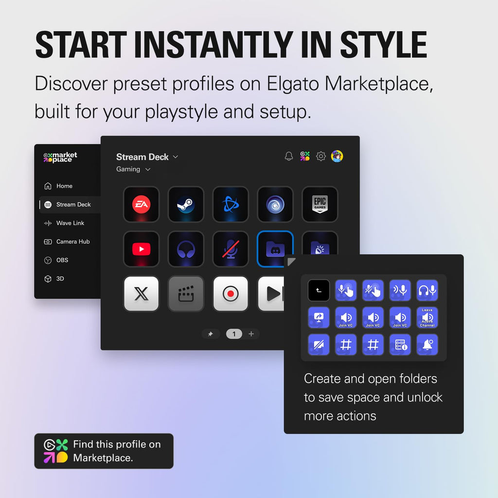 Elgato Stream Deck MK.2 Studio Controller – 3 Styles - Flex Gamingproduct_type
