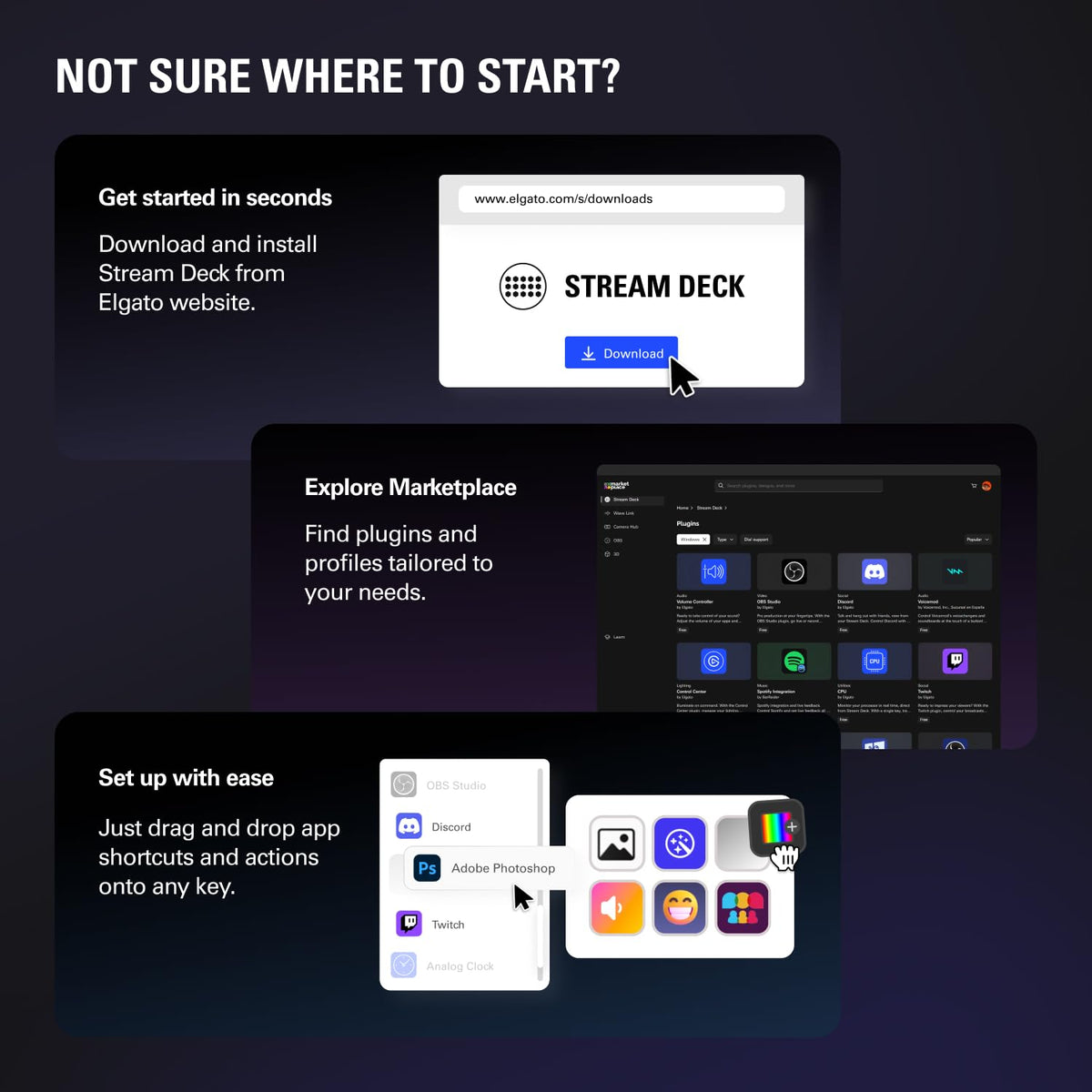 Elgato Stream Deck MK.2 Studio Controller – 3 Styles - Flex Gamingproduct_type