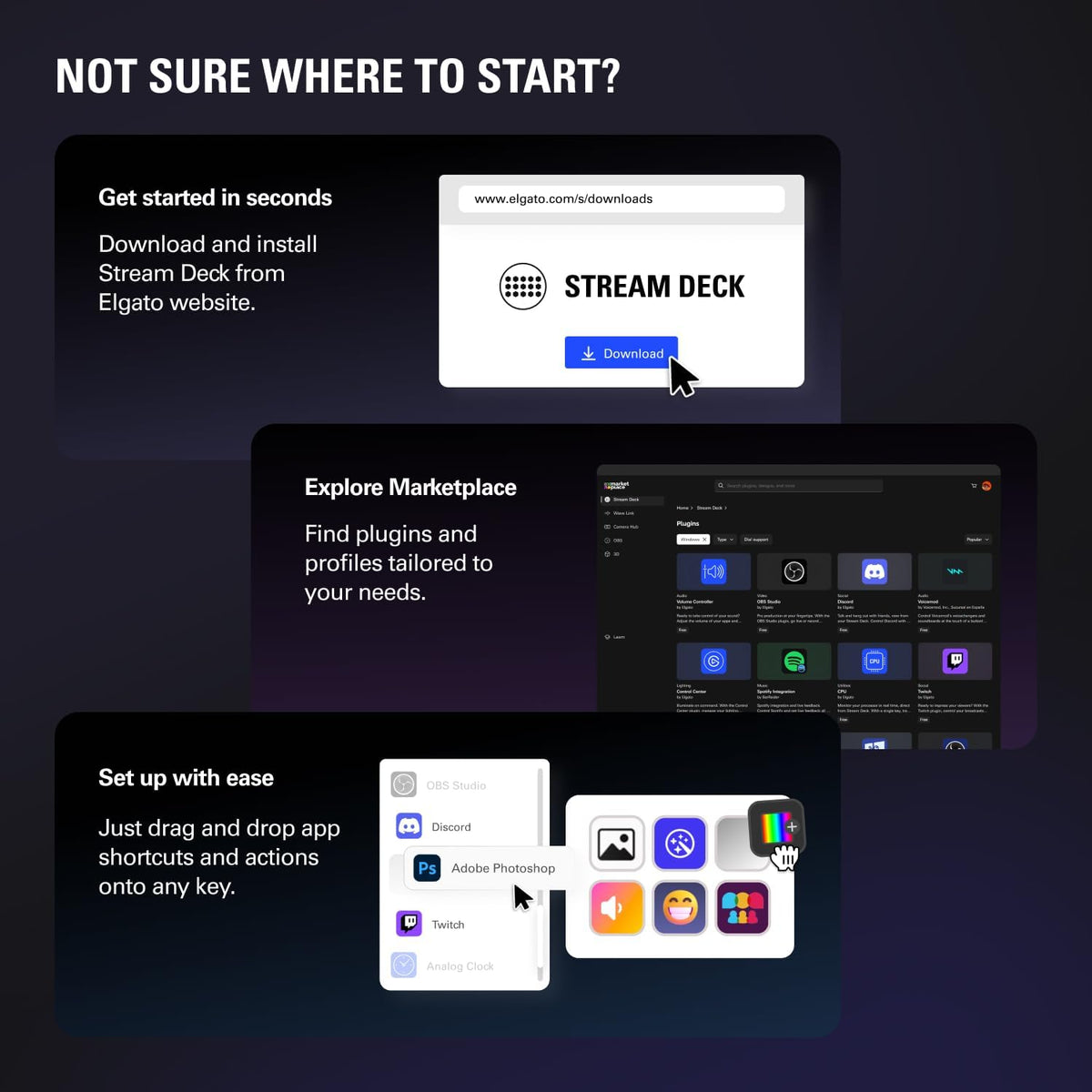 Elgato Stream Deck MK.2 Studio Controller – 3 Styles - Flex Gamingproduct_type