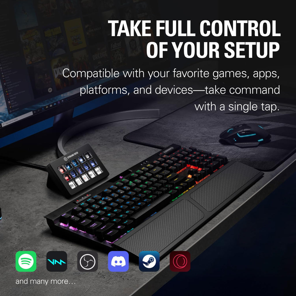 Elgato Stream Deck MK.2 Studio Controller – 3 Styles - Flex Gamingproduct_type