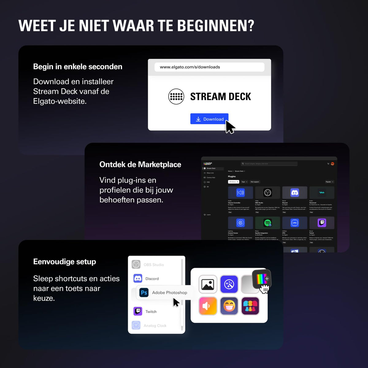 Elgato Stream Deck MK.2 Studio Controller – 3 Styles - Flex Gamingproduct_type