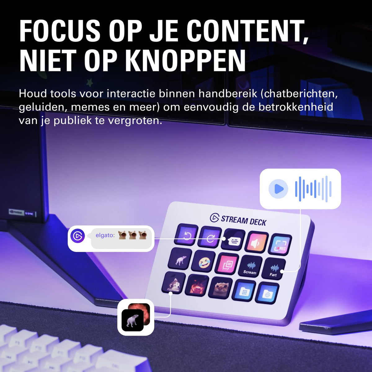 Elgato Stream Deck MK.2 Studio Controller – 3 Styles - Flex Gamingproduct_type