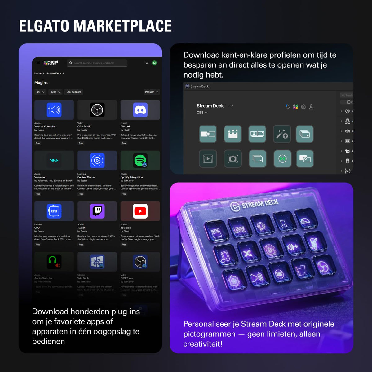 Elgato Stream Deck MK.2 Studio Controller – 3 Styles - Flex Gamingproduct_type